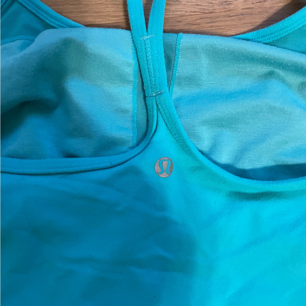 Lululemon Teal Power Y Tank - Picture 5 of 5